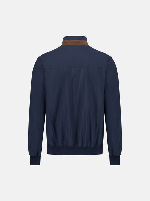 Polyester Blouson- Blue