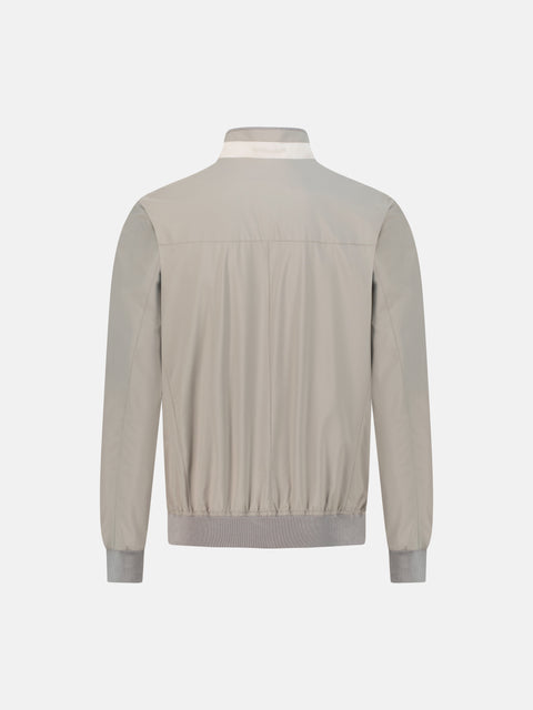 Polyester Blouson- Taupe