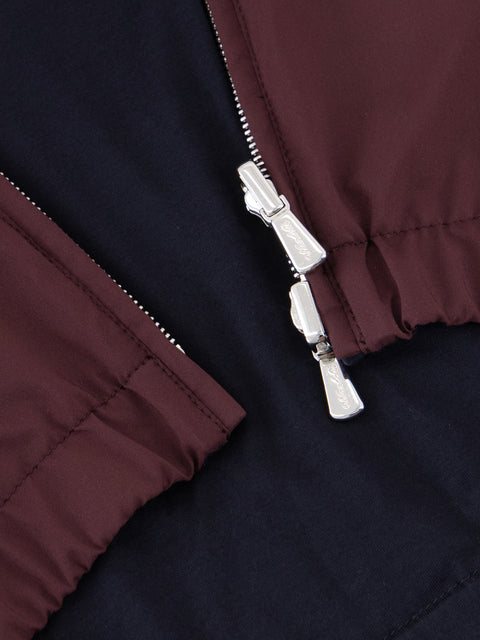 Reversible Polyester Vest-  Bordeaux & Navy