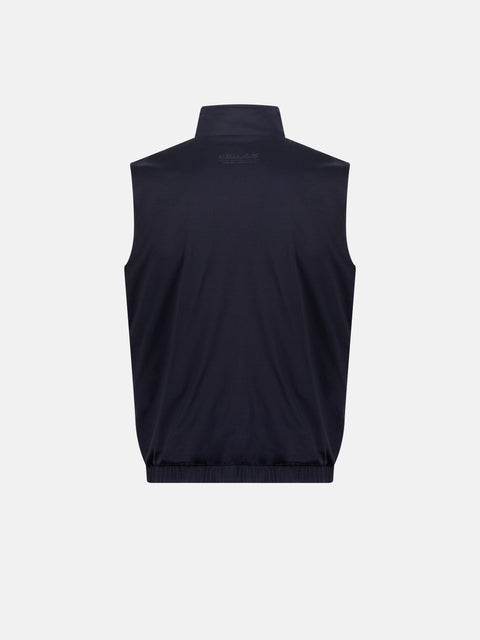 Reversible Polyester Vest-  Bordeaux & Navy