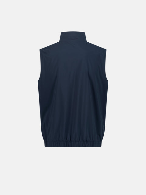Reversible Polyester Vest- Navy & Miele