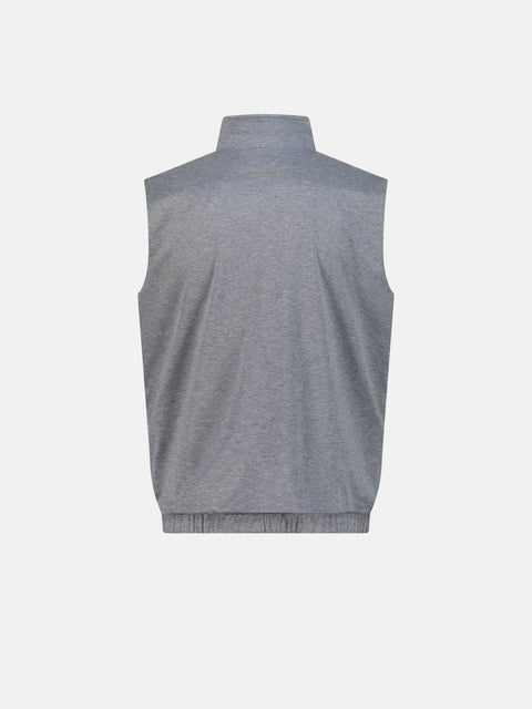 Reversible Polyester Vest- Indigo & Grey