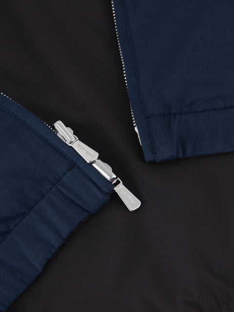 Reversible Polyester Vest- Dark Brown & Blue