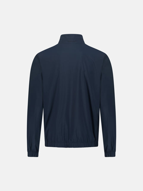 Reversible Polyester Blouson -Navy & Miele