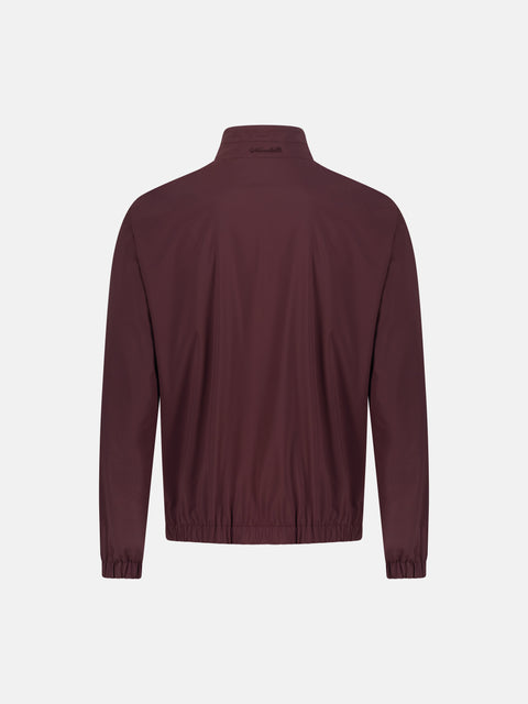 Reversible Polyester Blouson- Bordeaux & Navy