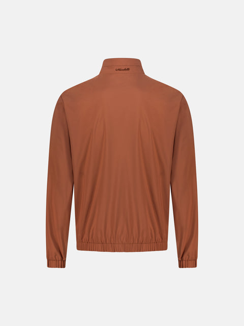Reversible Polyester Blouson- Brick & Dune
