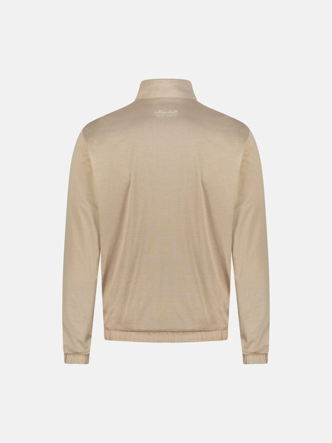 Reversible Polyester Blouson- Brick & Dune