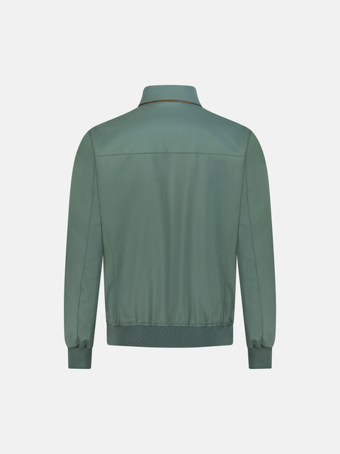 Wool Blouson- Fir Verde