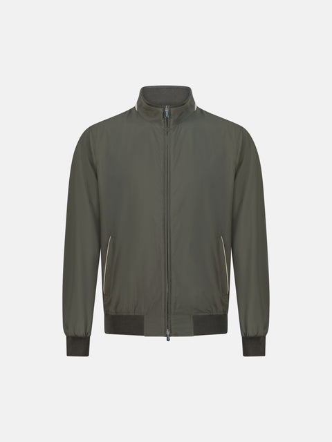 Polyester Blouson- Dark Green