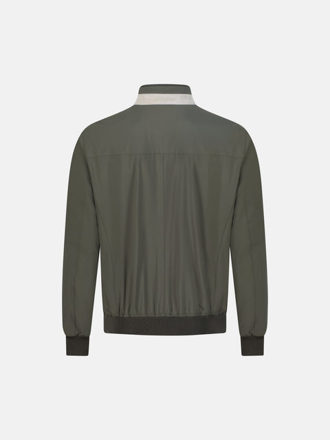 Polyester Blouson- Dark Green