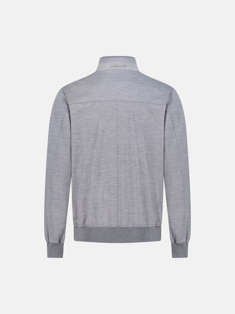 Virgin Wool Blouson- Grey