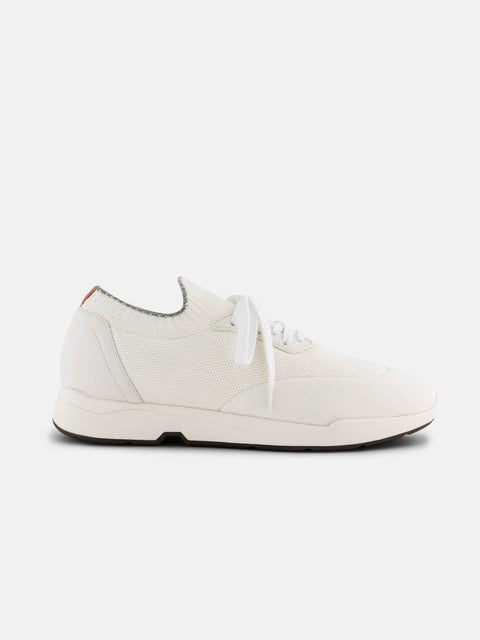 Wool Knit Sneakers- Ivory