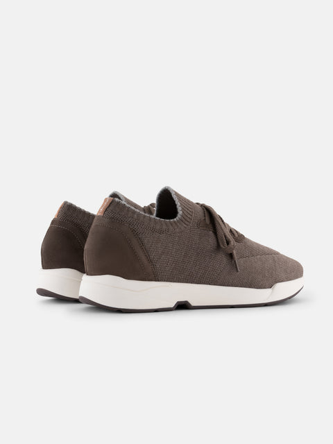 Wool Knit Sneakers- Brown