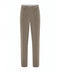 COMO Stretch Cotton Velvet Pleated Trousers — Camel