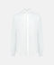 White shirt with a collar on a light gray background