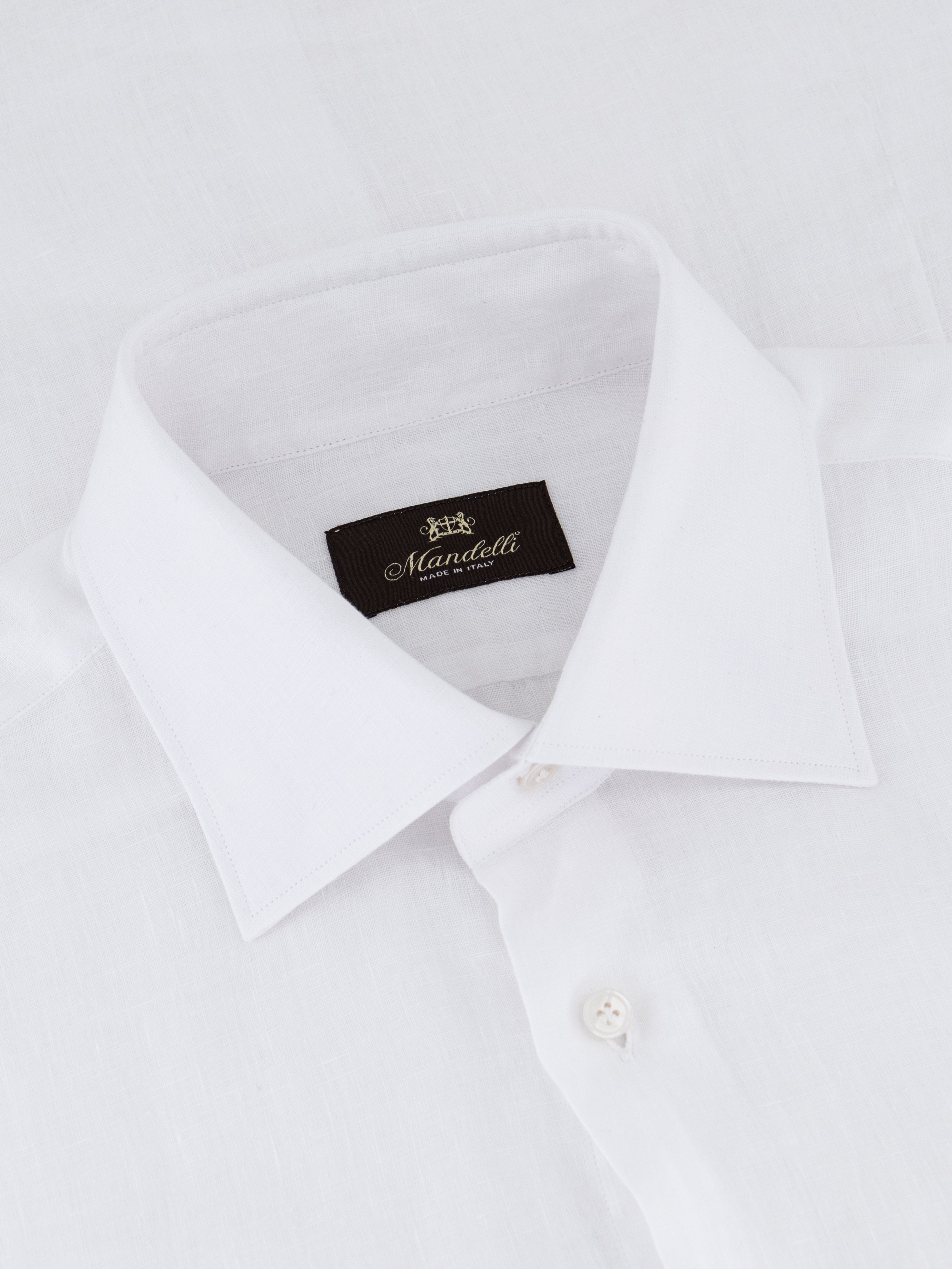 Льняная рубашка Tailor – Bianco