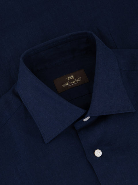 Tailor Linen Shirt – Blu Profondo