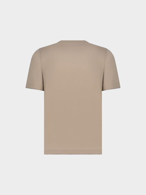 Cotone Lucente T-Shirt – Sand Beige