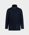 Three-Quarter Jacket in Cashmere with Mink Fur – Navy Blue