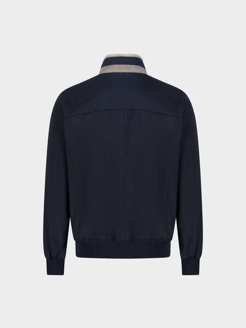 Cashmere Blouson- Night Blue