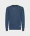 Knitted Round-Neck Sweater in Pure Wool – Asphalt