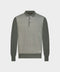 Knitted Polo with Buttons – Military Green
