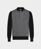 Knitted Polo with Buttons  – Black