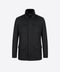 Cashmere & Mink 3/4 Coat- Black