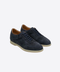 Taurus Leather & Knit Sneakers – Navy