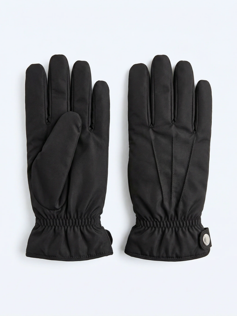 Technical Fabric Gloves – Black